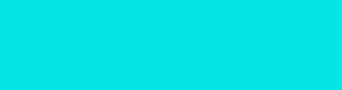 04e5e5 - Bright Turquoise Color Informations